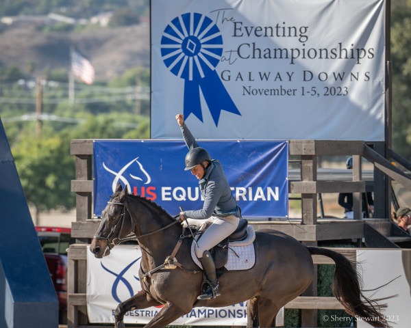 Horse victory Gallop eventing championships